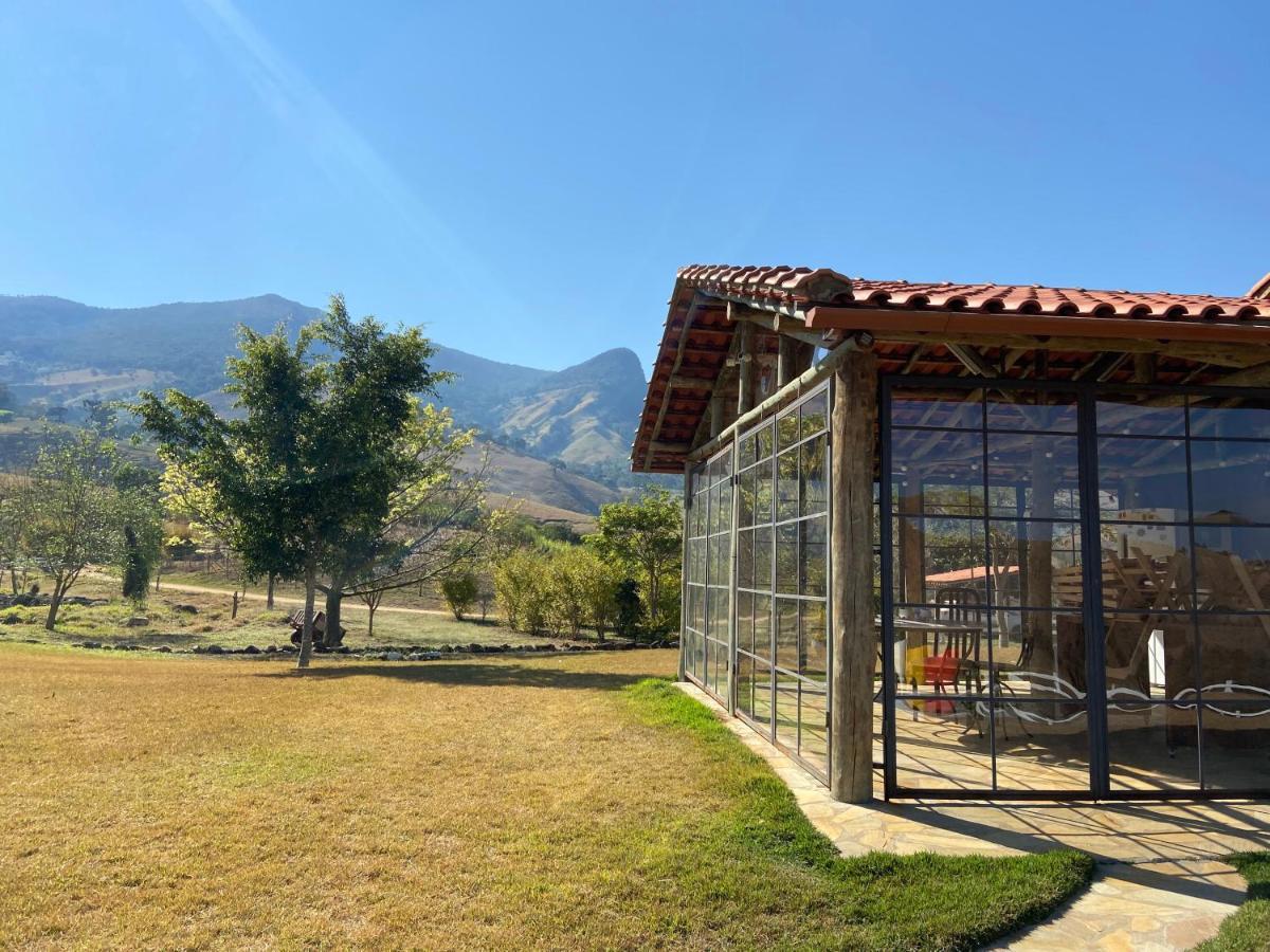 Villa Quinta Do Papagaio Pouso Alto Esterno foto