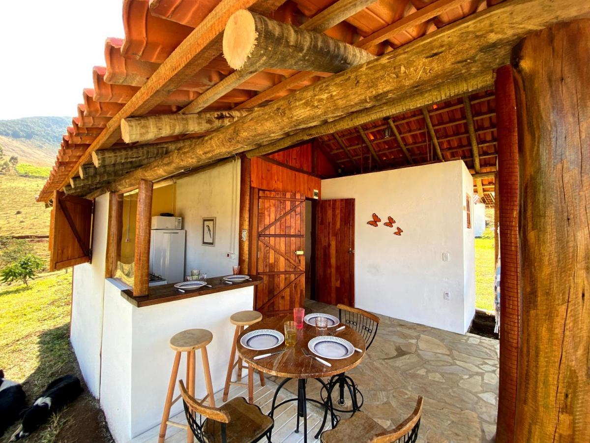 Villa Quinta Do Papagaio Pouso Alto Esterno foto
