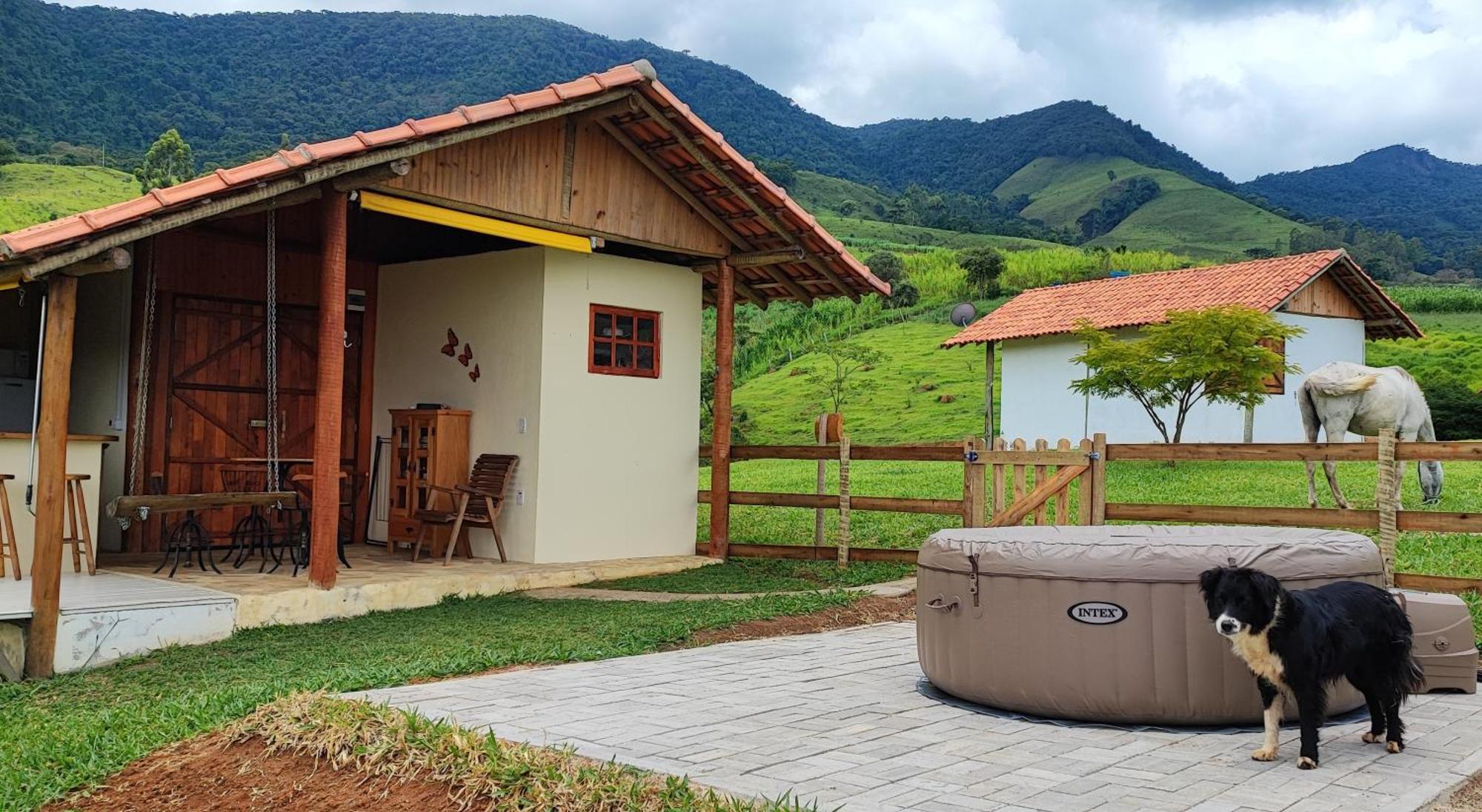 Villa Quinta Do Papagaio Pouso Alto Esterno foto